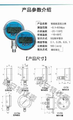 “大連ckcrex數顯壓力表“/